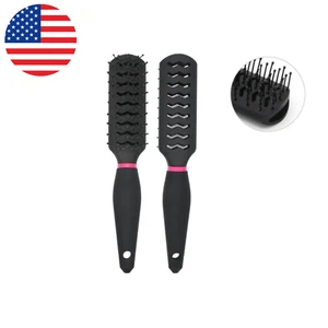 Vented Paddle Hair Brush – Detangling Blow-Dry Brush with Non-Slip Grip Handle - Picture 1 of 1