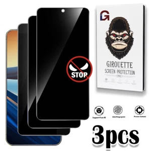3Pcs Privacy Tempered Glass Outer Screen For Samsung Galaxy S24/S24+/S24Ultra - Picture 1 of 11