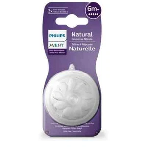 Philips Avent Natural Response Nipple Flow 5 6M+ 2 Ct Designed babies 6 Month - Picture 1 of 4
