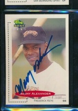 1991 Classic Best #97 Manny Alexander Keys Signed Autograph (AF54) SWSW