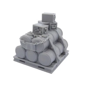 3D PRINTED CHEMICAL ARSENAL Sci-Fi PALETTE  NECROMUNDA WARGAMING QP3D - Picture 1 of 4