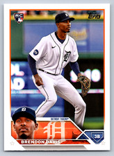 2023 Topps Series 2 #494 Brendon Davis Detroit Tigers Rookie RC Baseball Card