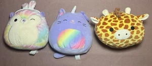 Squish mellow Set 3 All 8”. Cat Unicorn, Gary The Giraffe Babette The Hedgehog - Picture 1 of 2