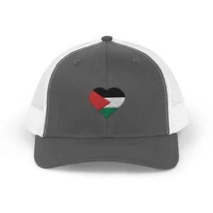 Palestine Trucker Hat | Embroidered Palestine Trucker Hat | Palestine Hat - Picture 1 of 33