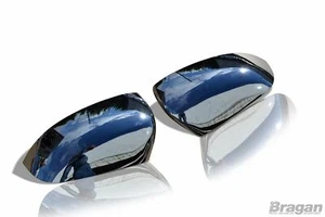 Mirror Covers For Ford Ranger T6 2016-2023 4x4 Accessories Shiny Chrome Set Pair - Picture 1 of 1