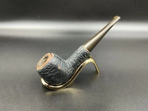 Pipa con cubierta de brezo y cuero vintage - Accesorios para fumadores - 01132CO AZ08 - Imagen 1 de 17