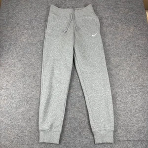 Nike Phoenix Fleece High Waisted Joggers Sweatpants Pockets Gray Womens Small S - Picture 1 of 12
