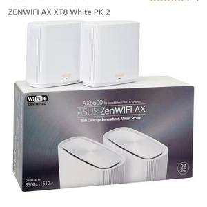 ASUS ZenWiFi XT8 AX6600 Tri-Band Mesh Wi-Fi 6 System - Weiß (2er Set) - Bild 1 von 10