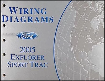 2005 Ford Explorador Spt Trac Y Sport Cableado Diagrama Manual Eléctrico - Imagen 1 de 2