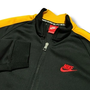 Nike Track Soccer Jacket Germany Dual Zip Mens Small Deutschland Black Red New - Picture 1 of 9