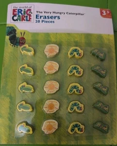 Die sehr hungrige Raupe Radiergummis 20 Stück Neu in Verpackung Unikat Eric Carle - Bild 1 von 4