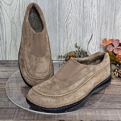 Cojín de aire cómodo Merrell World Mover Moc para hombre 13 gamuza nobuck tostado sin cordones Foto 1 de 4