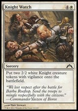 1x FOIL Knight Watch Gatecrash MtG Magic White Common 1 x1 Card Cards