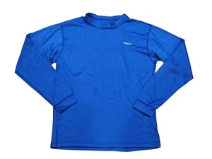 Patagonia Kids Boy Girl Capilene Blue Long Sleeve Ski Base Layer Top 12 - Picture 1 of 4
