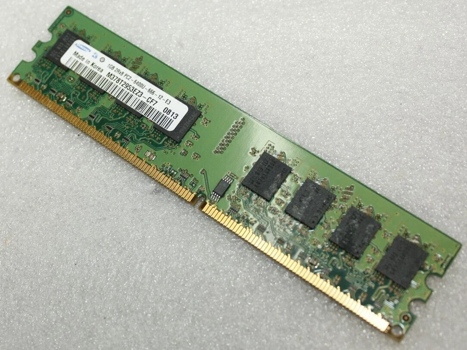 Samsung 1GB 2Rx8 PC2-6400U DDr2 Desktop Memory Ram M378T2953EZ3-CF7 - Image 1 of 1