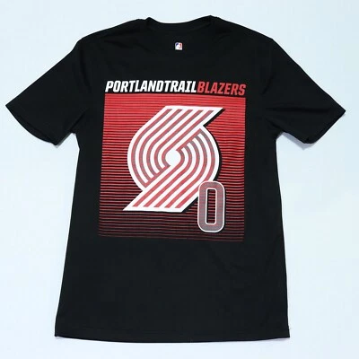 Camiseta Portland Trail Blazers Damian Lillard 0 Manga Corta Para Hombre S Pequeña Negra Foto 1 de 4