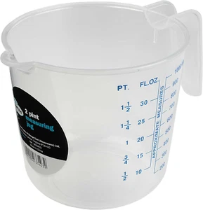 Chef Aid 1L Plastic Measuring Jug for Accurate Liquid Measurement - Picture 1 of 12