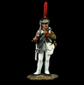 Soldado de hojalata ruso fifer de los regimientos de infantería de salvavidas, 1812-15 Napoleoni - Imagen 1 de 4