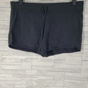 Ladies PAPAYA Sweat Shorts Black Hot Pants Fleece Size 18 UK W38 Drawstring BNWT - Picture 1 of 6
