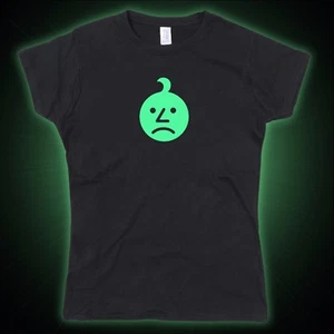 Sad Onion Ashens Glow in the Dark Ladies T-Shirt - Picture 1 of 3