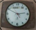 Ancienne magnifique Horloge pendule formica JAZ  formica  Vintage An 50 60 70  