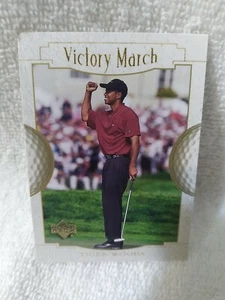 Upper Deck 2001 Tiger Woods Victory March Rookie #151 SPEDIZIONE GRATUITA RC anno - Foto 1 di 2
