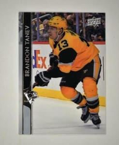 2020-21 UD Series 1 Clear Cut #144 Brandon Tanev - Pittsburgh Penguins