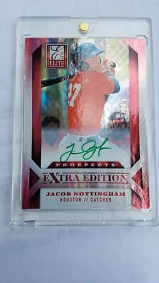 2013 Panini Elite Extra Edition Jacob Nottingham /10 MILWAUKEE/HOUSTON  - Image 1 of 4