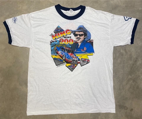 Vintage NOS 1984 Richard Petty ā200 Winsā Nascar STP Racing Tee - Large Cover