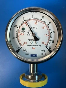 Wika En 837-3 -30/0/30 Pressure Gauge - Picture 1 of 3