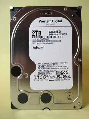 Western Digital WD Red Plus - WD20EFZX - 2TB Festplatte Sata3 intern 3,5" - Bild 1 von 4