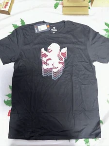 Neu mit Etikett Aston Villa Fanatiker T-Shirt schwarz groß Fußball Fußball GRÖSSE LARGE G - Bild 1 von 4