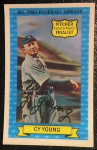 1972 Kellogg's 3-D All-Time Baseball Greats #12 - CY YOUNG Boston Red Sox HOF P