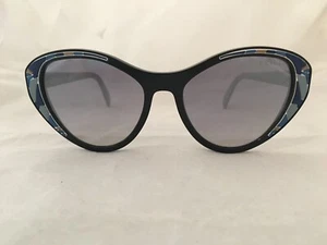Prada SPR 14U LDM-5R0 Sunglasses Multicolor Frame Blue Silver Gradient Lens 55mm - Picture 1 of 8