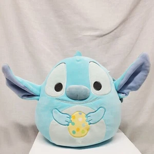 Disney 10" Squishmallow Blue STITCH Holding An Easter Egg - Neu mit Etikett - 2022 - Bild 1 von 14