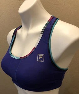 Racerback FILA SPORT Bra Performance Running Womens Sport Sz S Purple - Picture 1 of 12