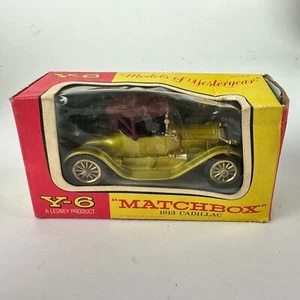 Matchbox Models Of Yesteryear Y-6 1913 Cadillac Die-Cast Car In Original Box - Picture 1 of 2