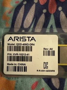 Arista QDD-400G-DR4 Compatible 400GBase-DR4 QSFP56-DD Optical Transceiver Module - Picture 1 of 2