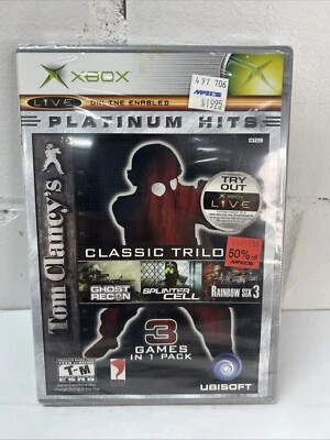 Tom Clancy's Classic Trilogy - Xbox - Action Game - BRAND NEW/Sealed Fast Ship!! - Image 1 of 4