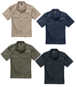 NUEVO BRANDIT US Camisa 1/2 Brazo Camisa Bundeswehr Militar Camisa de Trabajo Safari Exterior - Imagen 1 de 3