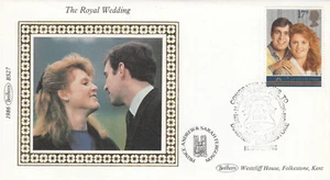 (134450) Fergie Prince AndrewRoyal Wedding GB Benham FDC Dummer Basingstoke 1986 - Picture 1 of 1