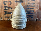 Antique Wooden Spinning Top with Metal Tip / Treen Toy  refA