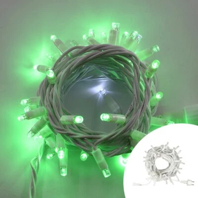 Catena di luci 10 metri 100 MaxiLed Reflex Professionale prolungabile Verde - Image 1 of 2