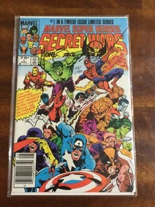 Secret Wars 1 Newsstand Dynamic Forces Signed Remarked Mike Zeck Sketch /199 COA - Picture 1 of 8