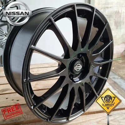 Kit 4 Cerchi in lega da 15" Compatibili con Nissan Micra 3 4 5 2006 a 2024+ Note - Immagine 1 di 4