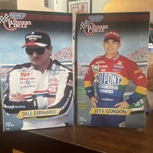 NASCAR Jeff Gordon & Dale Earnhardt Starting Lineup Winners Circle 12” Dolls - Picture 1 of 15