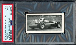 1955 JUAN MANUEL FANGIO KANE PRODUCTS LTD. MODERN RACING CARS #35 (PSA 2) F1 - Picture 1 of 2