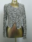 Miss Chievous Zip Up Sweater Womens Size M Chest 35 Long Sleeve 24259