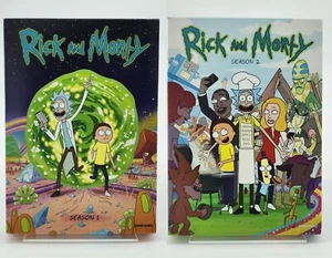 Rick and Morty: Seasons 1 & 2 (DVD, 2014-16) with Slipcovers  - Picture 1 of 13