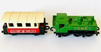 Vintage 1978 Matchbox Superfast Passenger Coach & Pannier Tank Loco Train Lot - Image 1 of 4